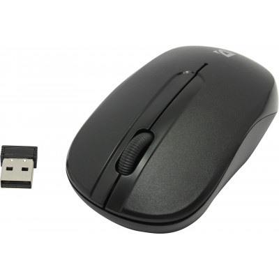 Мышь беспроводная Defender Datum MM-285 Black (Черный) 3кн+кл, 1000 dpi, НОВИНКА!