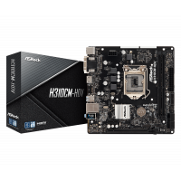 Материнская плата ASRock  H310CM-HDV LGA1151 H310 2xDDR4 4xSATA3 D-Sub+DVI-D+HDMI mATX