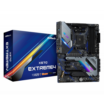 Материнская плата ASRock X570 EXTREME4 AM4 4xDDR4 8xSATA3 RAID 2xHyper M.2 ATX