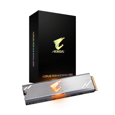 Твердотельный накопитель  512GB SSD Gigabyte AORUS RGB M.2 PCI-E R3480/W2000 MB/s GP-ASM2NE2512GTTDR