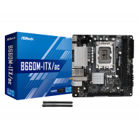 Материнская плата ASRock B660M-ITX/AC LGA1700 2xDDR4 4xSATA RAID M.2 HDMI DP 5xUSB3.2 mITX