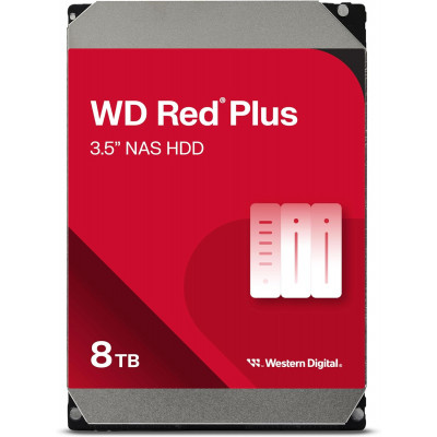 Жесткий диск для NAS систем HDD  8Tb Western Digital RED Plus SATA6Gb/s 3.5
