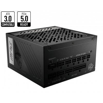 Блок питания MSI MPG  A850G PCIE5, 850W, Active PFC, 80+ GOLD, Full Modular, MPG A850G PCIE5