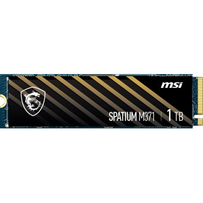 Твердотельный накопитель 1000Gb SSD MSI SPATIUM M371 M.2 PCIe NVMe R2000Mb/s W1600MB/s SPATIUM M371