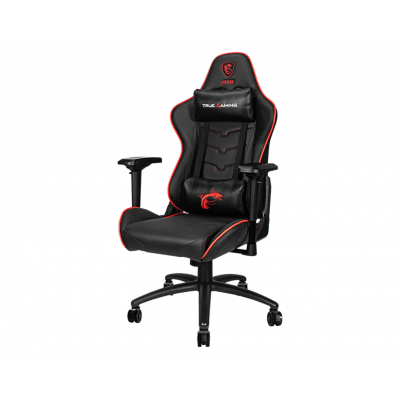 Компьютерное кресло MSI MAG CH120 X Сталь / ПВХ кожа / Черно-Красное