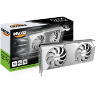 Видеокарта Inno3D GeForce RTX5070 TWIN X2 OC White, 12G GDDR7 192-bit HDMI 3xDP N50702-12D7X-195064W