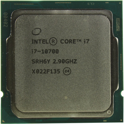 CPU Intel Core i7-10700 2,9GHz (4,8GHz) 16Mb 8/16 Core Comet Lake Intel® UHD 630 65W FCLGA1200 Tray