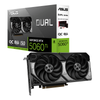 Видеокарта ASUS GeForce DUAL-RTX5060TI-O8G, 8GB GDDR7 128-bit 1xHDMI 3xDP DUAL-RTX5060TI-O8G Видеокарта ASUS GeForce DUAL-RTX5060TI-O8G, 8GB GDDR7 128-bit 1xHDMI 3xDP DUAL-RTX5060TI-O8G