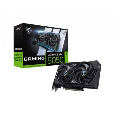 Видеокарта MSI GeForce RTX 5050 8G GAMING OC, 8G GDDR6 128bit 1xHDMI 3xDP G5050-8GC