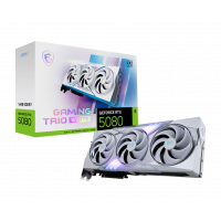 Видеокарта MSI GeForce RTX 5080 16G GAMING TRIO WHITE, 16Gb GDDR7 256-bit 1xHDMI 3xDP (G5080-16GTW)
