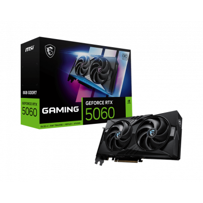Видеокарта MSI GeForce RTX 5060 8G GAMING, 8G GDDR7 128bit 1xHDMI 3xDP G5060-8G