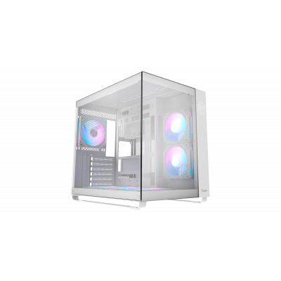 Корпус Ocypus Iota C70 WH ARGB ATX/mATX/mITX 2xUSB, Type-C, Белый, Iota-C70-WHD600XX-GL