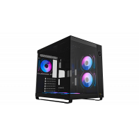 Корпус Ocypus Iota C70 BK ARGB ATX/mATX/mITX 2xUSB, Type-C, Черный, Iota-C70-BKD600XX-GL