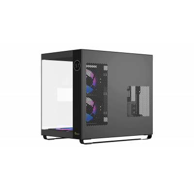 Корпус Ocypus Iota C70 BK ARGB ATX/mATX/mITX 2xUSB, Type-C, Черный, Iota-C70-BKD600XX-GL