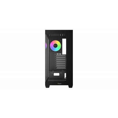 Корпус Ocypus Gamma C72 BK ARGB ATX/mATX/ITX 3xUSB Черный Gamma-C72-BKD400XX-GL