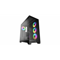 Корпус Ocypus Gamma C72 BK ARGB ATX/mATX/ITX 3xUSB Черный Gamma-C72-BKD400XX-GL