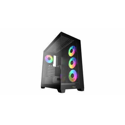Корпус Ocypus Gamma C72 BK ARGB ATX/mATX/ITX 3xUSB Черный Gamma-C72-BKD400XX-GL