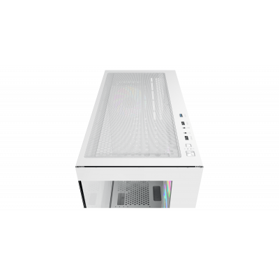 Корпус Ocypus Gamma C72 WH ARGB ATX/mATX/ITX 3xUSB Белый Gamma-C72-WHD400XX-GL