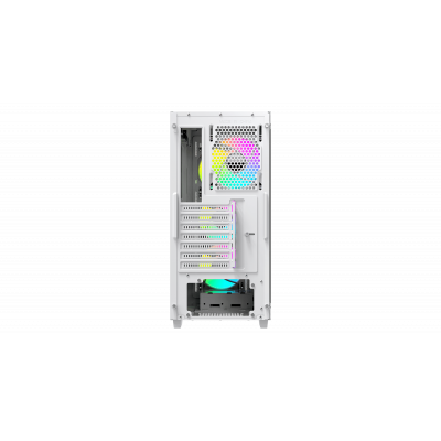 Корпус Ocypus Gamma C60 WH ARGB ATX/mATX/ITX 3xUSB Белый Gamma-C60-WHG400XX-GL