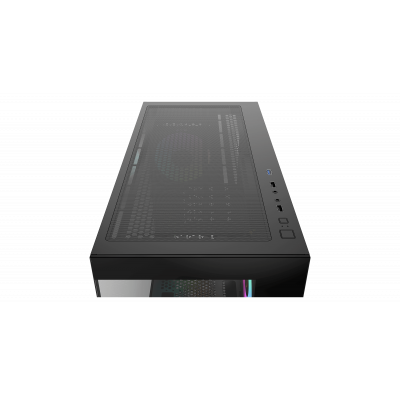 Корпус Ocypus Gamma C52 BK ARGB mATX/ITX 3xUSB Черный Gamma-C52-BKD300XX-GL
