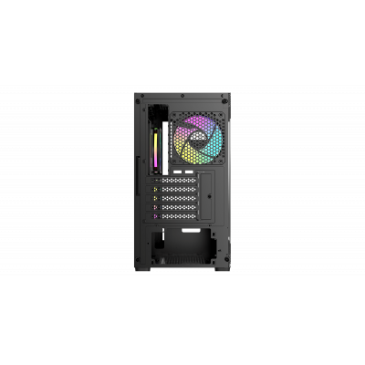 Корпус Ocypus Gamma C52 BK ARGB mATX/ITX 3xUSB Черный Gamma-C52-BKD300XX-GL