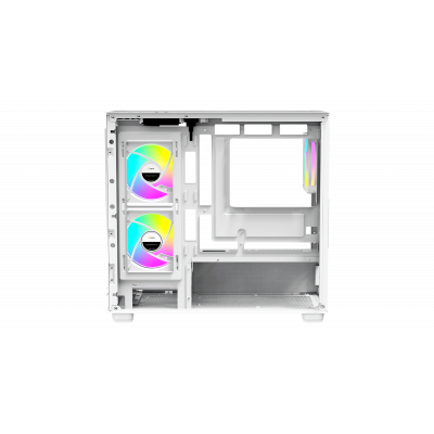 Корпус Ocypus Gamma C52 WH ARGB mATX/ITX 3xUSB Белый Gamma-C52-WHD300XX-GL