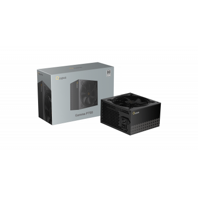 Блок питания Ocypus Gamma P750 Черный 750W Non modular, 80+ 230V EU WHITE, Gamma-P750-W1HDBK024X-EU