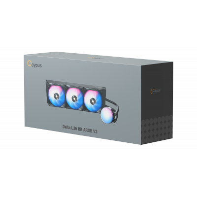 Водяное охлаждение для CPU Ocypus Delta L36 BK ARGB V2 3x120mm Черный Delta-L36-BK3AAWNN02X-GL