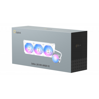 Водяное охлаждение для CPU Ocypus Delta L36 WH ARGB V2 3x120mm Белый Delta-L36-WH3AAWNN02X-GL