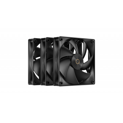 Вентилятор для корпуса Ocypus Delta F12 BK 3-IN-1 3x(120x120x25mm) 500-2000RPM 73CFM Черный