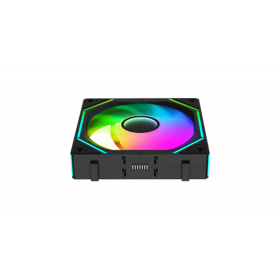 Вентилятор для корпуса Ocypus Gamma F12 UNI BK ARGB REVERSE BLADE 3-IN-1 800-1800RPM Черный