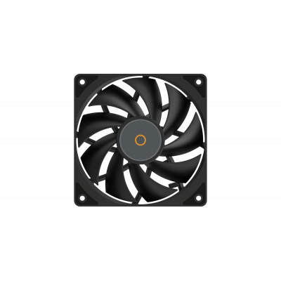 Вентилятор для корпуса Ocypus Gamma F12 1x(120x120x25mm) 1300RPM 44.5CFM Черный