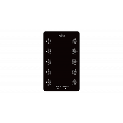 Контроллер Delta EH10 BK PRO, Управление PWM/ARGB Черный