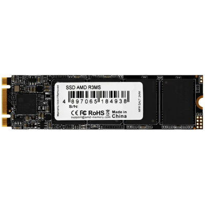 Твердотельный накопитель  480GB SDD AMD RADEON R3 M.2 SATA3 R550/W480 R3MS0480G8
