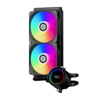 Водяное охлаждение для CPU PCCooler DA240 ARGB BK TDP 260W 1700/1200/115X/20XX/1851/AM4/AM5 Черный