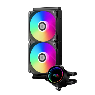 Водяное охлаждение для CPU PCCooler DA240 ARGB BK TDP 260W 1700/1200/115X/20XX/1851/AM4/AM5 Черный