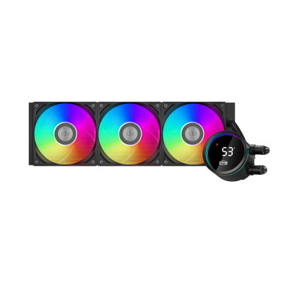 Водяное охлаждение для CPU PCCooler DA360 Pro ARGB Digital BK 300W 1200/1700/1851/20XX/AM4/AM5 Черны