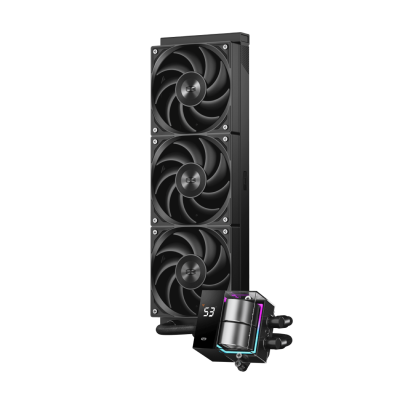 Водяное охлаждение для CPU PCCooler DS360 BK, TDP 310W,  ARGB 3x120см, LGA Intel/AMD Черный