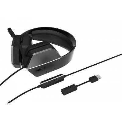 Гарнитура PHILIPS TAG4106BK/00, динамики 50 мм, 3,5mm разъем, 1,8м