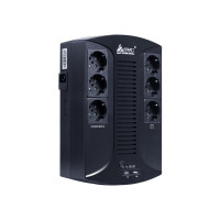 UPS, SVC, U-650-L, USB, Мощность 650ВА/390Вт, Диапазон работы AVR: 145-290В, Бат.: 12В/7 Ач х 1 шт..