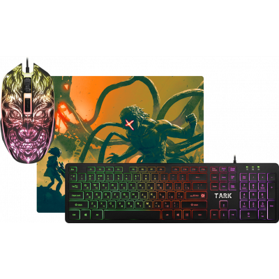 Игровой набор Defender Tark C-779,мышь+клавиатура+ковер