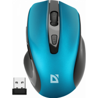 Мышь беспроводная Defender Prime MB-053 бирюзовый