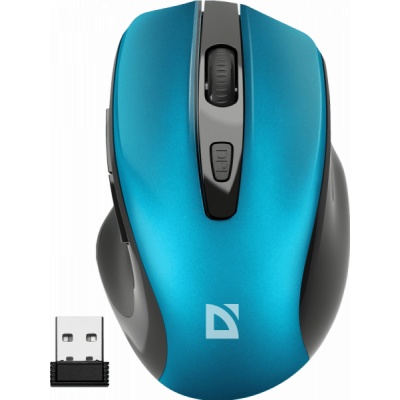 Мышь беспроводная Defender Prime MB-053 бирюзовый