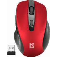 Мышь беспроводная Defender Prime MB-053 красный