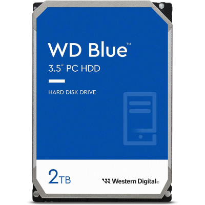 Жесткий диск HDD 2Tb Western Digital Blue SATA 6Gb/s 256Mb 7200rpm WD20EZBX