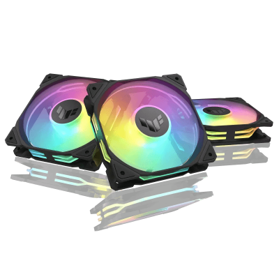 Вентилятор для корпуса ASUS TUF GAMING TR120 FAN ARGB BLACK 3IN1 120x120x28 AuraSync TR120-1/BK/3 IN