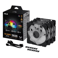 Вентилятор для корпуса ASUS TUF GAMING TR120 FAN ARGB REVERSE BLACK 3IN1 120x120x28 TR120-1R/BK/REV/