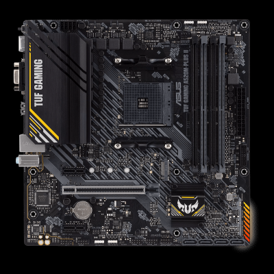 Материнская плата ASUS TUF GAMING A520M-PLUS II AM4 4xDDR4 4xSATA3 RAID M.2 DSub DVI HDMI mATX