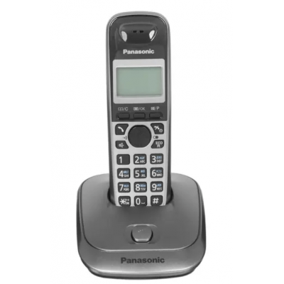 Радиотелефон PANASONIC KX-TG2511 (RUM) Серый металлик