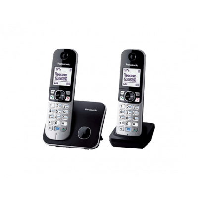 Радиотелефон PANASONIC KX-TG6812 (RUB) Черный